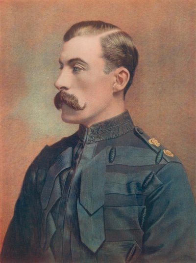 Generał dywizji JF Brocklehurst. Dowódca Drugiej Brygady Kawalerii, Natal Field Force autorstwa English Photographer