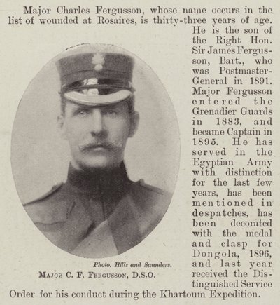 Major CF Fergusson, DSO autorstwa English Photographer