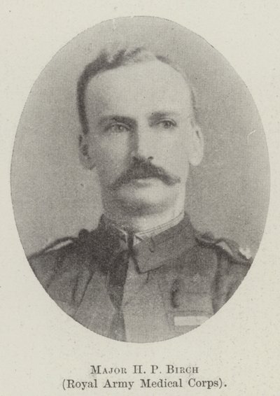 Major HP Birch, Royal Army Medical Corps autorstwa English Photographer