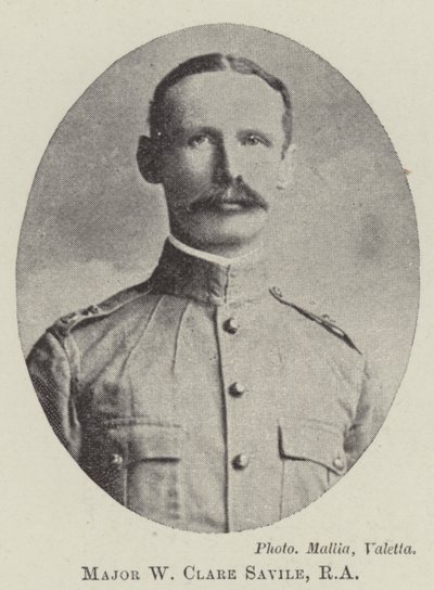 Major W Clare Savile, RA autorstwa English Photographer