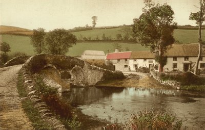 Malmsmead, farma Lorna Doone autorstwa English Photographer