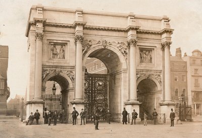 Marble Arch, Oxford Street, Londyn autorstwa English Photographer