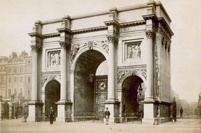 Marble Arch, Oxford Street, Londyn autorstwa English Photographer