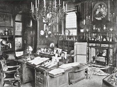 Marlborough House, Pall Mall, Westminster LB: Prince of Wales Study, 1895 autorstwa English Photographer
