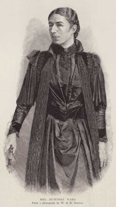Mary Augusta Ward, angielska powieściopisarka (lito) autorstwa English Photographer