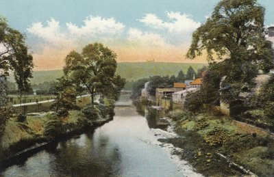 Most Matlock na rzece Derwent autorstwa English Photographer