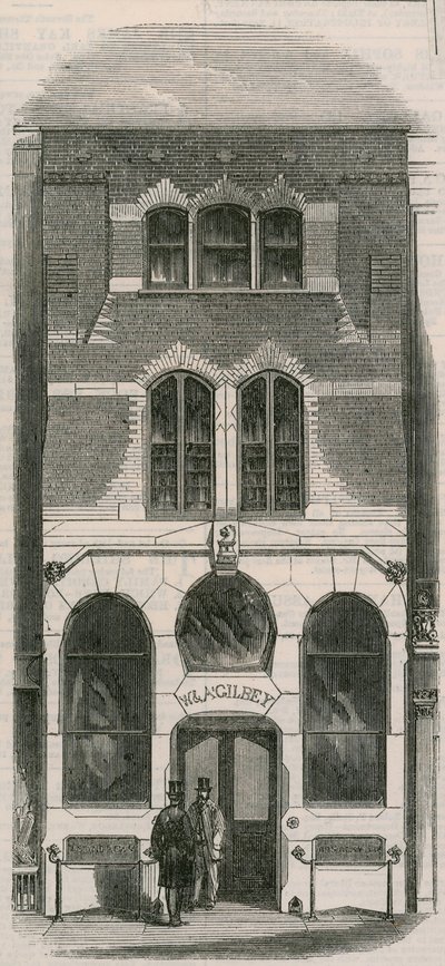 Panowie Gilbeys Wine Office, Oxford Street autorstwa English Photographer