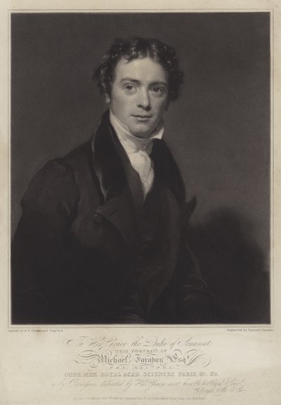 Michael Faraday, angielski fizyk i chemik autorstwa English Photographer