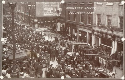 Middlesex Street na Petticoat Lane autorstwa English Photographer