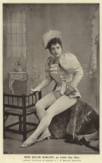 Panna Billie Barlow, jako Little Boy Blue autorstwa English Photographer
