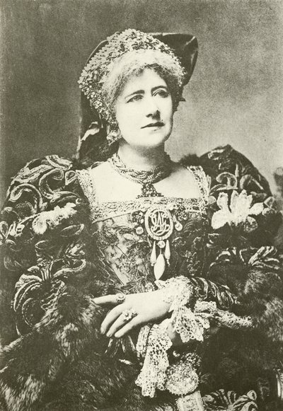 Miss Ellen Terry jako Królowa Katherine (wklęsłodruk) autorstwa English Photographer