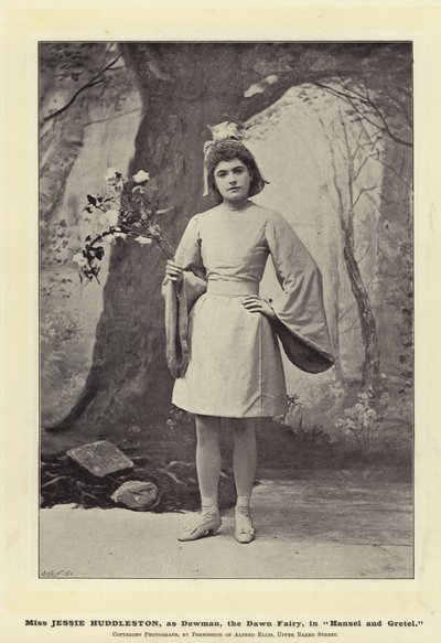 Panna Jessie Huddleston jako Dewman, Wróżka Świtu w Jasiu i Małgosi autorstwa English Photographer