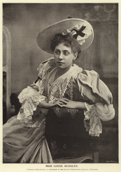Panna Lizzie Ruggles autorstwa English Photographer