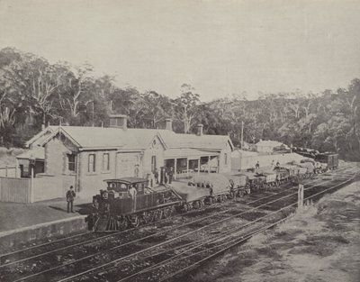 Stacja kolejowa Mount Lofty, Adelaide do Melbourne Railway autorstwa English Photographer