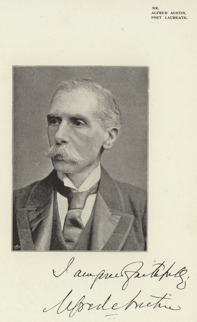 Pan Alfred Austin, Poeta Laureat autorstwa English Photographer