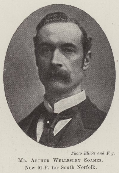 Pan Arthur Wellesley Soames, nowy poseł z South Norfolk autorstwa English Photographer