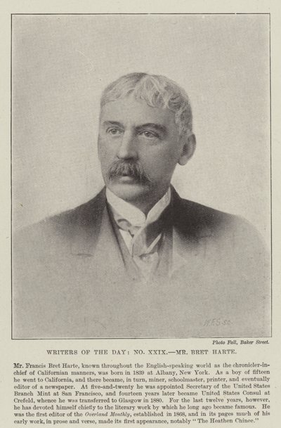 pan Bret Harte autorstwa English Photographer