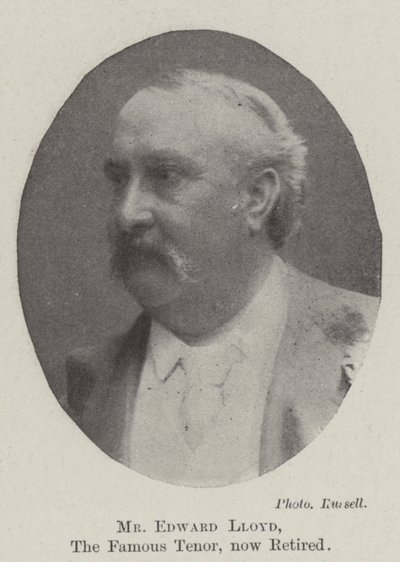 Pan Edward Lloyd, Słynny Tenor, obecnie na emeryturze autorstwa English Photographer