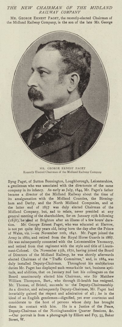 Pan George Ernest Paget autorstwa English Photographer