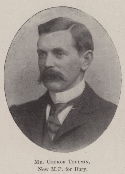Pan George Toulmin, nowy poseł Bury autorstwa English Photographer