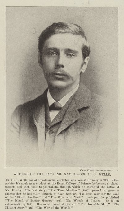 Pan H G Wells autorstwa English Photographer