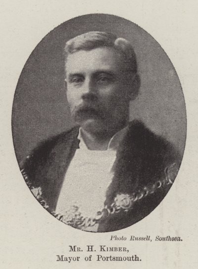 Pan H Kimber, burmistrz Portsmouth autorstwa English Photographer