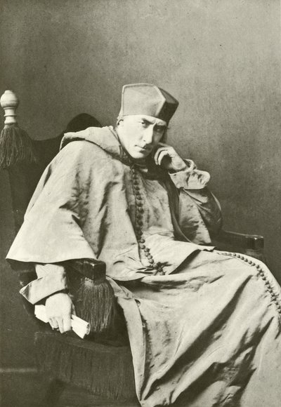 Pan Henry Irving jako kardynał Wolsey (wklęsłodruk) autorstwa English Photographer