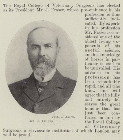 Pan J. Fraser autorstwa English Photographer
