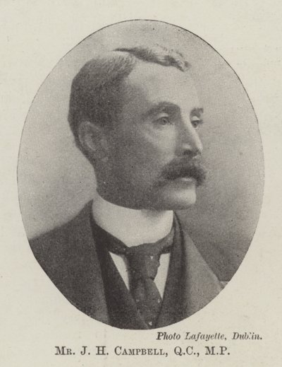 Pan JH Campbell, QC, MP autorstwa English Photographer