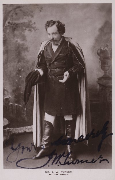 Pan JW Turner jako Fra Diavolo autorstwa English Photographer