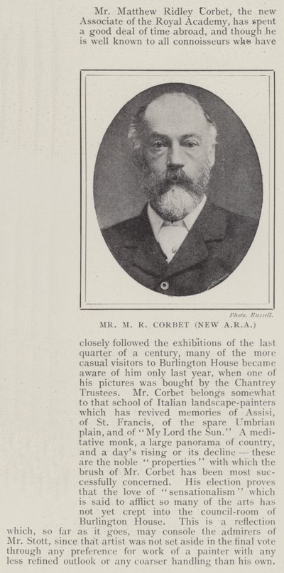 Pan R. Corbett, Nowa ERA autorstwa English Photographer