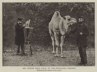 Pan Onslow Ford, ARA, w Ogrodzie Zoologicznym autorstwa English Photographer