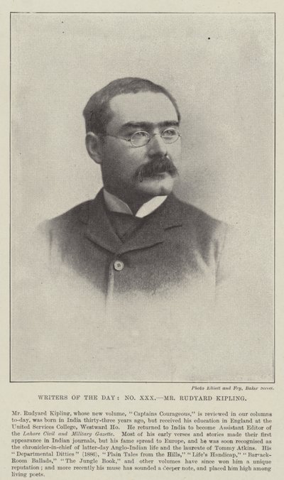 Pan Rudyard Kipling autorstwa English Photographer