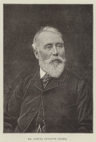 Pan Samuel Cunliffe Lister autorstwa English Photographer