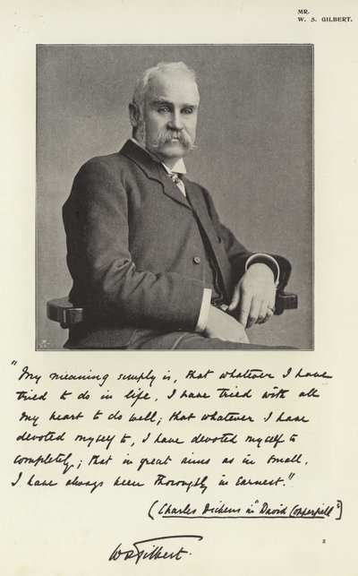 Pan WS Gilbert autorstwa English Photographer