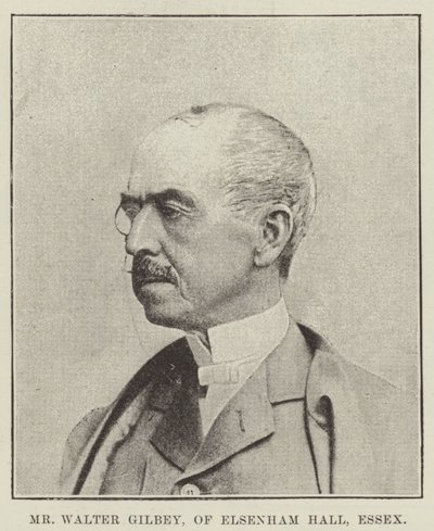 pan Walter Gilbey z Elsenham Hall, Essex autorstwa English Photographer