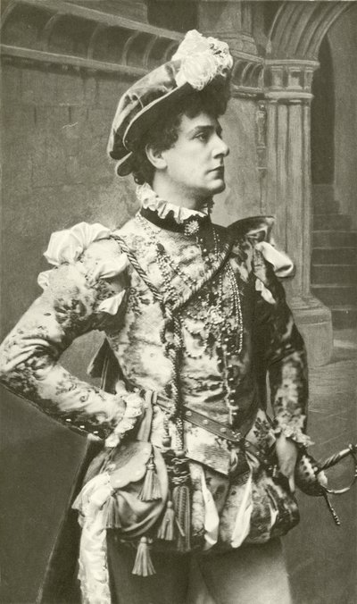 Pan William Terriss jako Claudio (wklęsłodruk) autorstwa English Photographer
