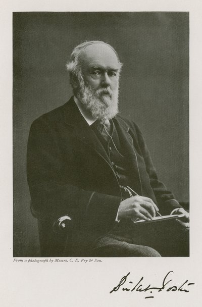 Myles Birket Foster, angielski artysta (zdjęcie czarno-białe) autorstwa English Photographer