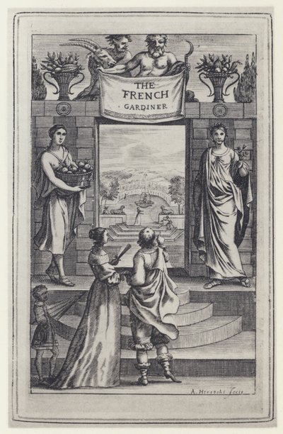N de Bonnefons, Francuski Gardiner, Tr J Evelyn, J Crooke 1658 (zdjęcie czarno-białe) autorstwa English Photographer