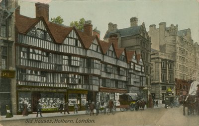 Old Houses, Holborn, Londyn autorstwa English Photographer