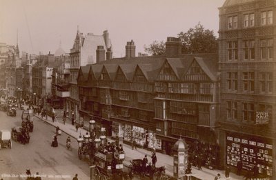 Stare domy, Staple Inn, Holborn autorstwa English Photographer