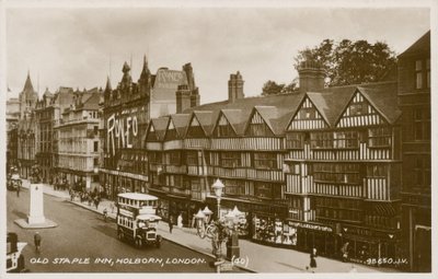 Old Staple Inn, Holborn, Londyn autorstwa English Photographer