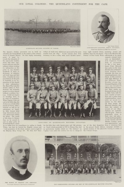 Nasze lojalne kolonie, kontyngent Queensland dla Przylądka autorstwa English Photographer