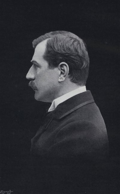 Paul Bourget z Akademii Francuskiej (zdjęcie czarno-białe) autorstwa English Photographer