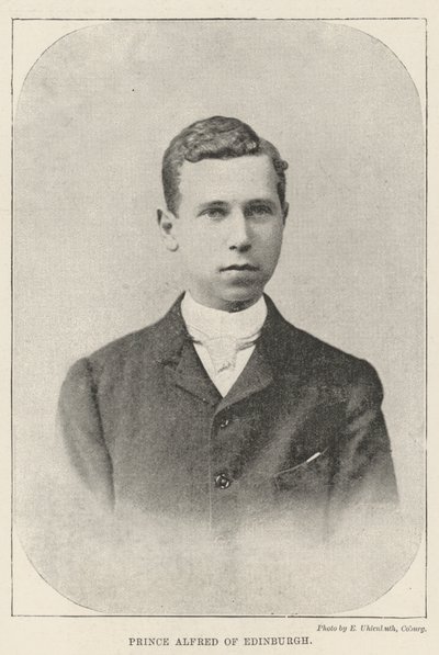 Książę Alfred z Edynburga autorstwa English Photographer