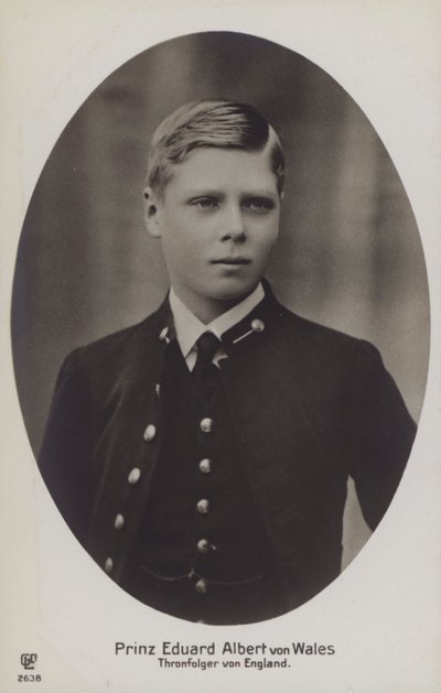 Książę Walii Edward Albert (zdjęcie czarno-białe) autorstwa English Photographer