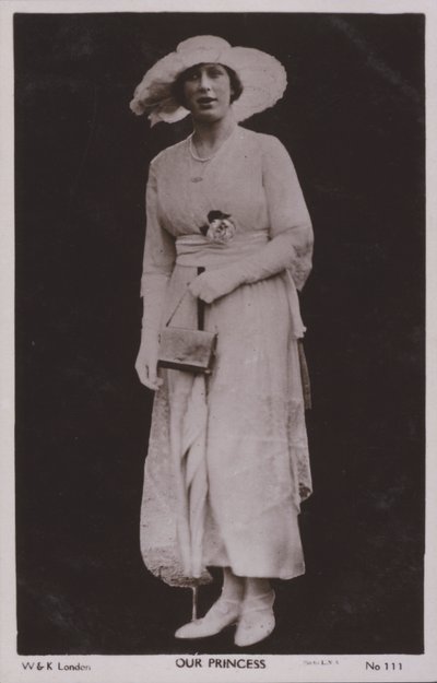 Księżniczka Maria (zdjęcie czarno-białe) autorstwa English Photographer