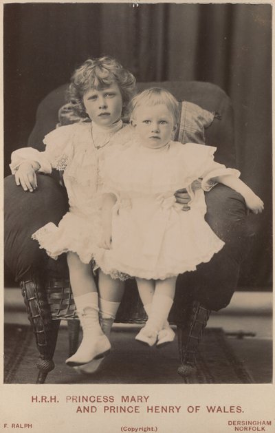 Księżniczka Maria i książę Henryk Walii autorstwa English Photographer
