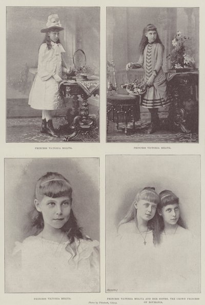 Księżniczka Wiktoria Melita z Saxe-Coburg i Gotha autorstwa English Photographer