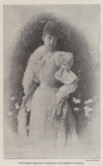 Księżniczka Helene z Orleanu (księżna Aosty) autorstwa English Photographer